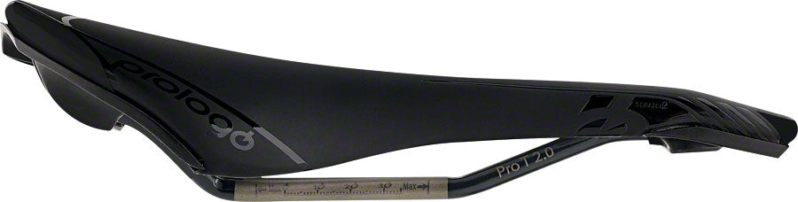 Prologo Scratch 2 Pas - T2.0 Hard Road 134mm CrMo Rail Saddle Black