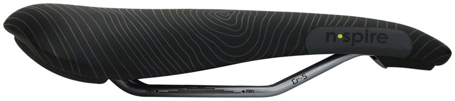 Smanie N.Spire - Microfiber 136 Comfort CrMo Rail Saddle Black/Orange