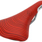 Smanie N.Spire - Microfiber 136 Comfort CrMo Rail Saddle Red/Orange