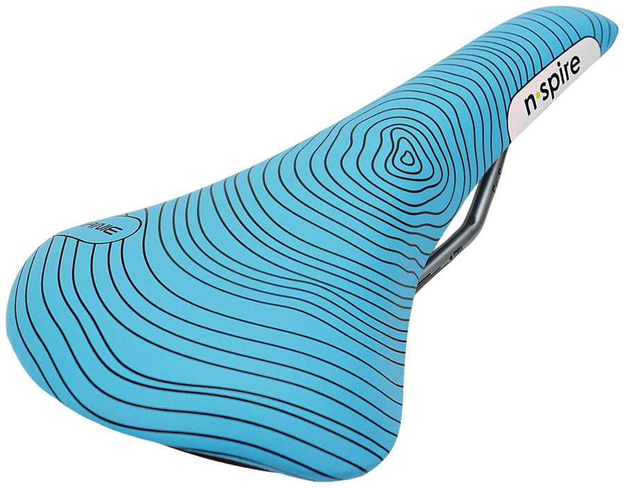 Smanie N.Spire - Microfiber 136 Comfort CrMo Rail Saddle Blue/Orange
