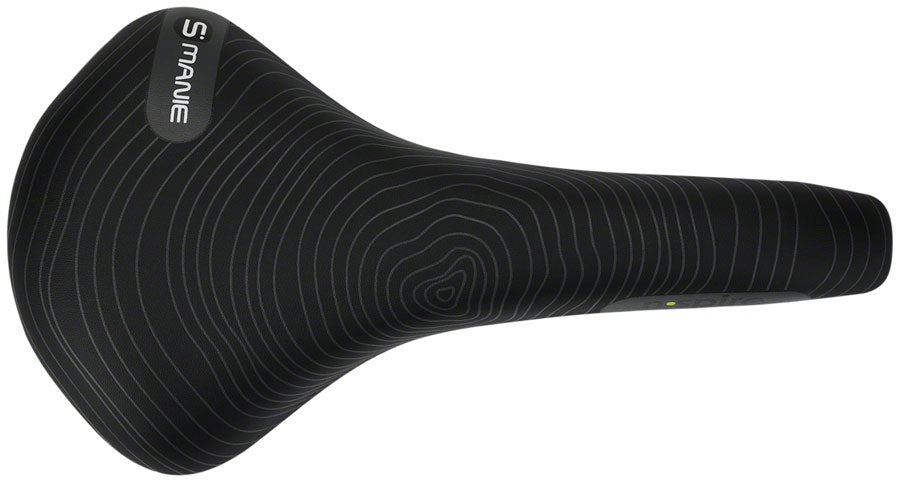 Smanie N.Spire - Microfiber 146 Comfort CrMo Rail Saddle Black/Orange