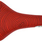 Smanie N.Spire - Microfiber 146 Comfort CrMo Rail Saddle Red/Orange