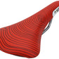 Smanie N.Spire - Microfiber 146 Comfort CrMo Rail Saddle Red/Orange