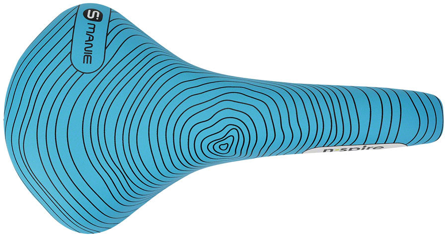 Smanie N.Spire - Microfiber 146 Comfort CrMo Rail Saddle Blue/Orange
