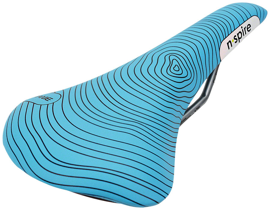 Smanie N.Spire - Microfiber 146 Comfort CrMo Rail Saddle Blue/Orange