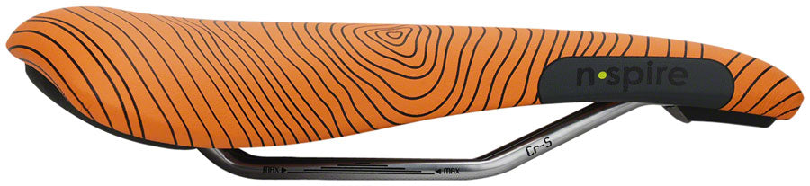 Smanie N.Spire - Microfiber 146 Comfort CrMo Rail Saddle Orange