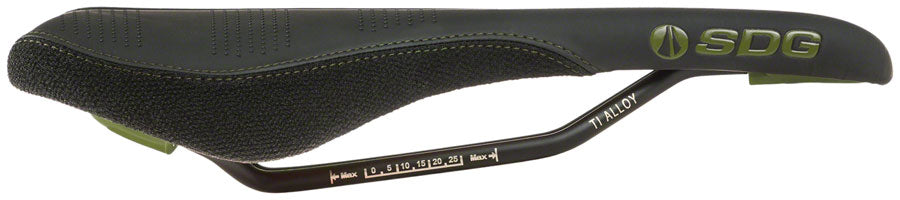 SDG Radar - Alloy Comfort Saddle Black/Green