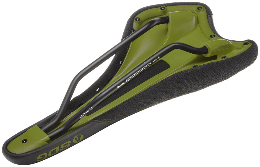 SDG Radar - Alloy Comfort Saddle Black/Green