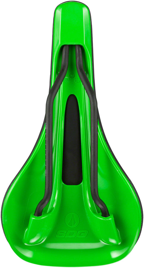 SDG Bel Air V3 - Lux-Alloy Comfort Alloy Rail Saddle Black/Green