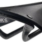 Brooks C13 Carved - Comfort 145mm Oval Rail Saddle Black/Natural/Orange