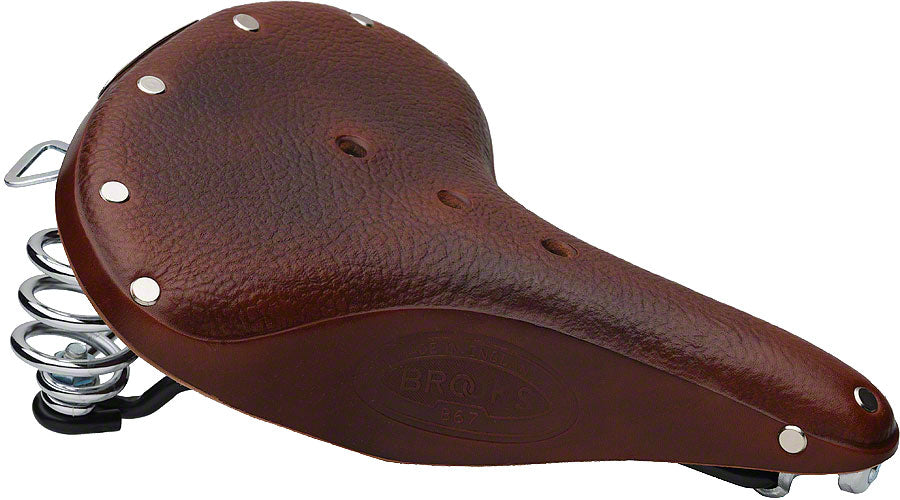 Brooks B67 Saddle - Steel, Brown, Men's