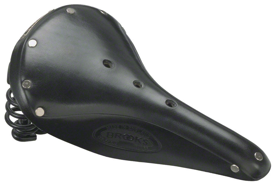 Brooks Flyer - Men's Comfort Saddle Black – Velo Mine