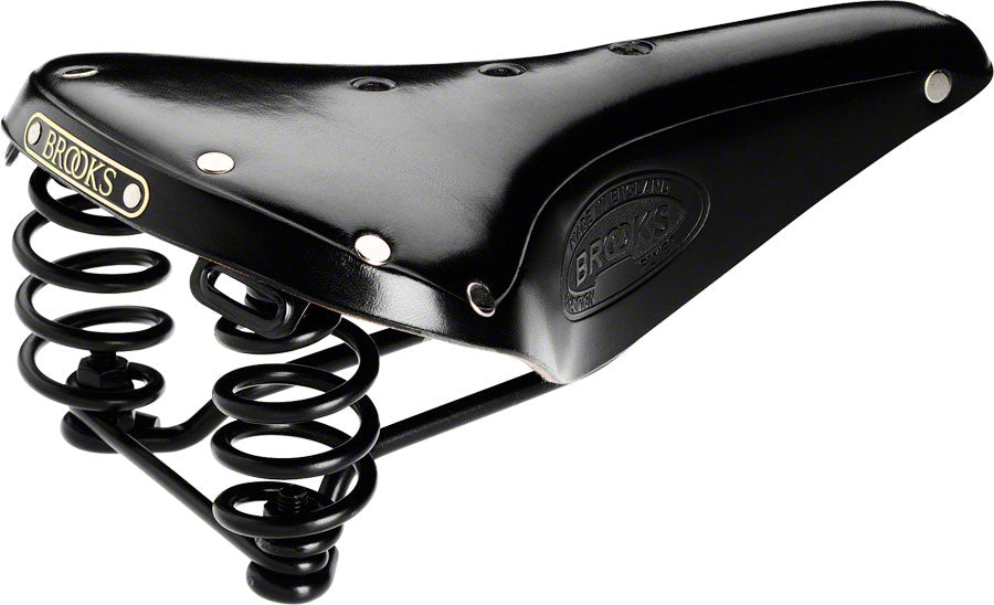 Brooks Flyer Saddle - Steel, Black, Men's