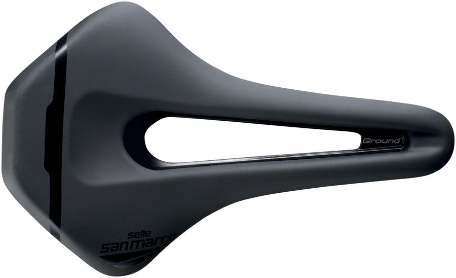 San Marco Ground Open-Fit Sport - Manganese Wide Comfort Saddle Black