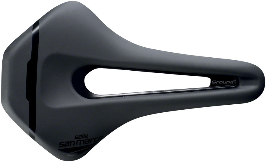 San Marco Ground Open-Fit Sport - Manganese Narrow Comfort Saddle Black