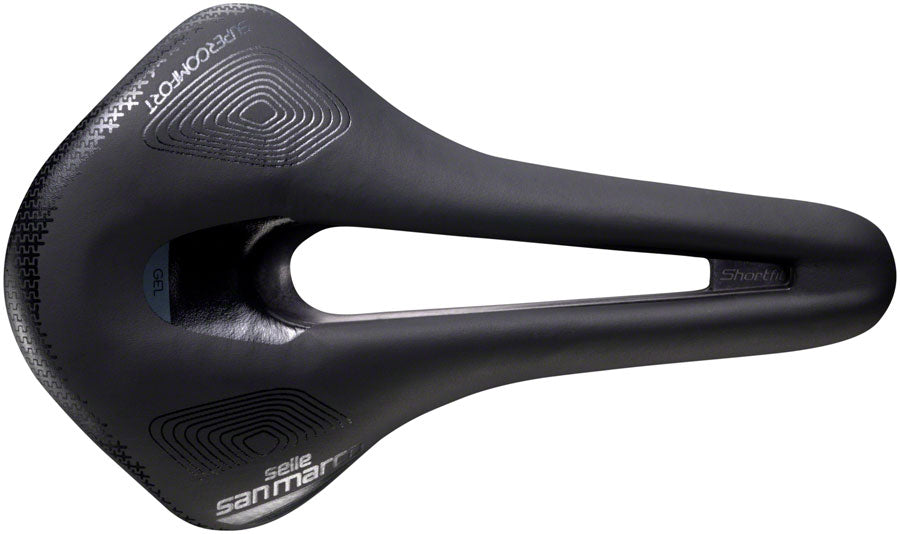 San Marco Shortfit Supercomfort Open-Fit Racing - Stealth Xsilite Saddle Black