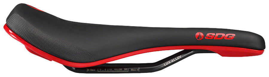 SDG Bel-Air V3 MAX - Lux-Alloy Sonic Welded Sides Comfort Saddle Black/Red