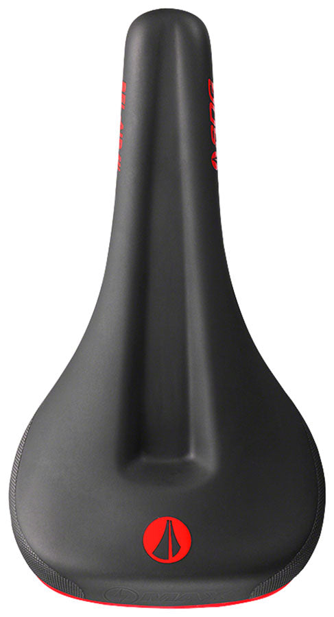 SDG Bel-Air V3 MAX - Lux-Alloy Sonic Welded Sides Comfort Saddle Black/Red