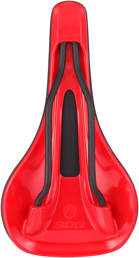 SDG Bel-Air V3 MAX - Lux-Alloy Sonic Welded Sides Comfort Saddle Black/Red