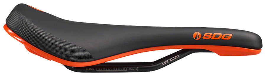SDG Bel-Air V3 MAX - Lux-Alloy Sonic Welded Sides Comfort Saddle Black/Orange