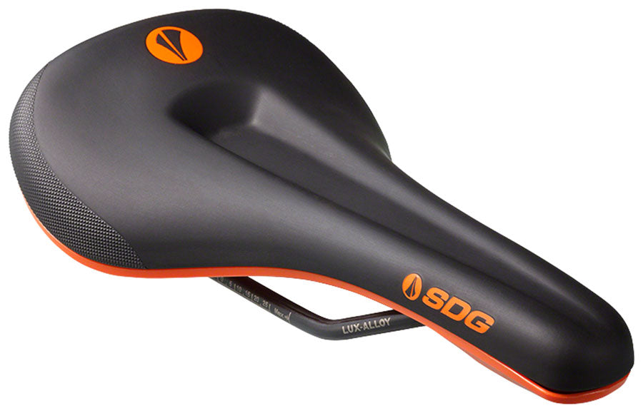 SDG Bel-Air V3 MAX - Lux-Alloy Sonic Welded Sides Comfort Saddle Black/Orange