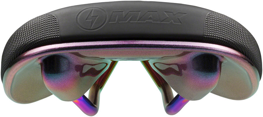 SDG Bel-Air V3 MAX - PVD Coated Lux-Alloy Oil-Slick Sonic W Comfort Saddle Black
