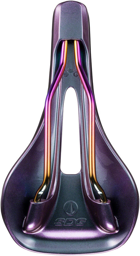 SDG Bel-Air V3 Overland - PVD Coated Lux-Alloy Oil-Slick Li Saddle Black/Orange