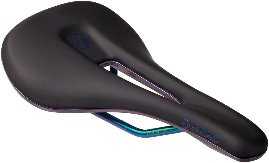 SDG Bel-Air V3 Overland - PVD Coated Lux-Alloy Oil-Slick Li Saddle Black/Orange