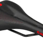 SDG Allure V2 - Lux-Alloy Comfort Saddle Black/Red