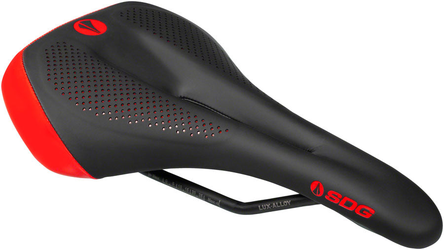SDG Allure V2 - Lux-Alloy Comfort Saddle Black/Red