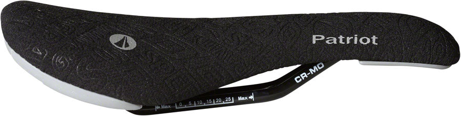 SDG Patriot RL - Road CrMo Rail Saddle Black/Gray/Purple