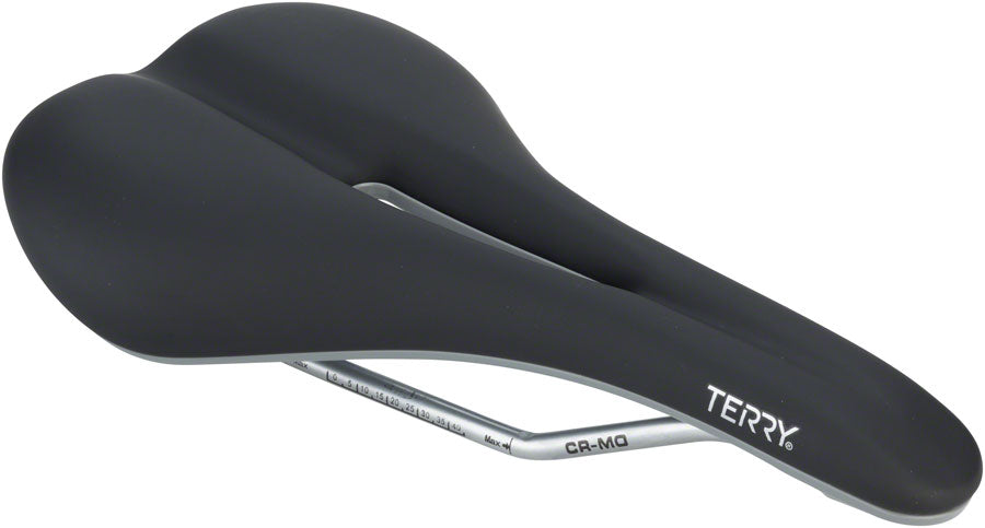 Terry Raven - Women's Comfort 150mm CrMo Rail Saddle Black