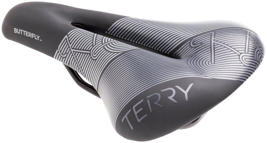 Terry Butterfly LTD - Zoom Women's Comfort 155mm CrMo Rail Saddle Black