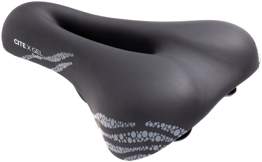 Terry Cite X - Bubbles Women's Italia 175mm CrMo Rail Saddle Orange/Black