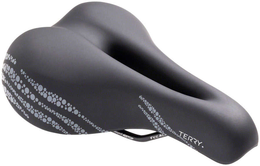 Terry Cite X - Bubbles Women's Italia 175mm CrMo Rail Saddle Orange/Black