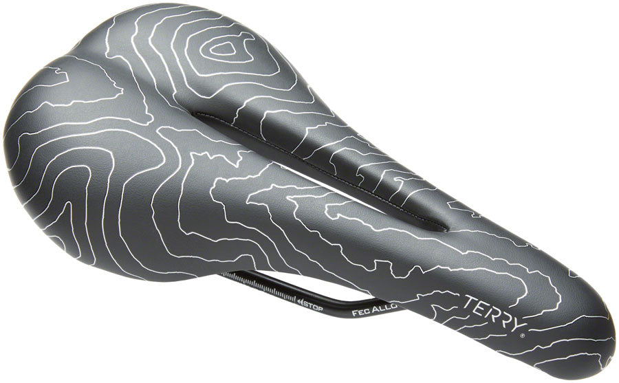 Terry Topo - Women's Comfort 150mm CrMo Rail Saddle Black