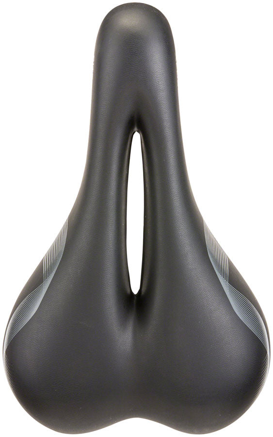 Terry Cite Y - Men's Comfort 173mm CrMo Rail Saddle Black/Orange