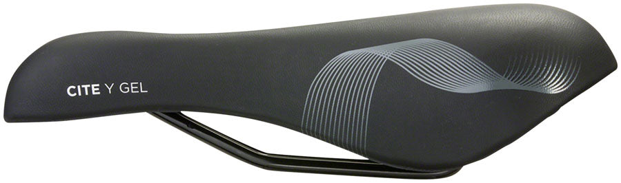 Terry Cite Y - Men's Comfort 173mm CrMo Rail Saddle Black/Orange