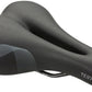 Terry Cite Y - Men's Comfort 173mm CrMo Rail Saddle Black/Orange