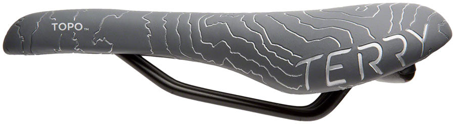 Terry Topo - Kingdom Women's Comfort 150mm CrMo Rail Saddle Gray