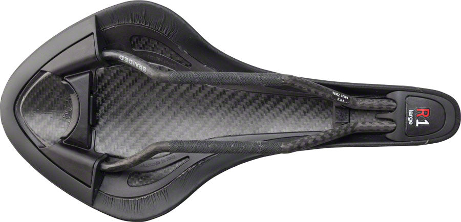 Fizik Arione R1 - Regular Road Oval Rail Saddle Black/Orange