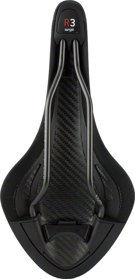 Fizik Arione R3 - Large Road Kium Rail Saddle Black/Orange