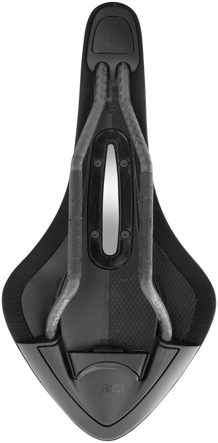 Fizik Arione R1 Open - Large Road Oval Rail Saddle Black/Orange
