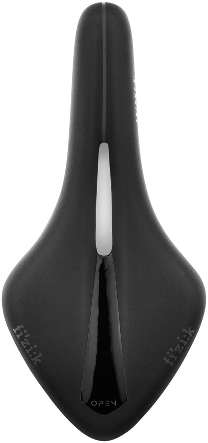 Fizik Arione R1 Open - Large Road Oval Rail Saddle Black/Orange