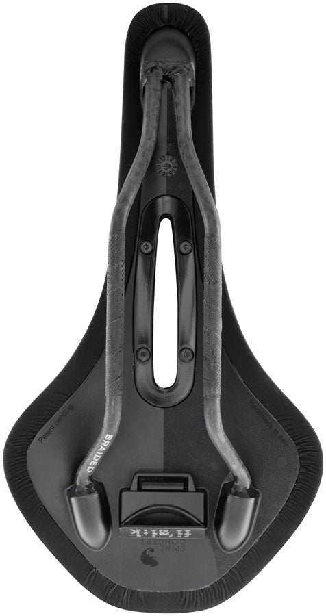 Fizik Antares R1 Open - Regular Road Oval Rail Saddle Black/Orange