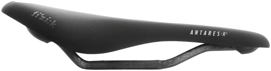 Fizik Antares R1 Open - Large Road Oval Rail Saddle Black/Orange