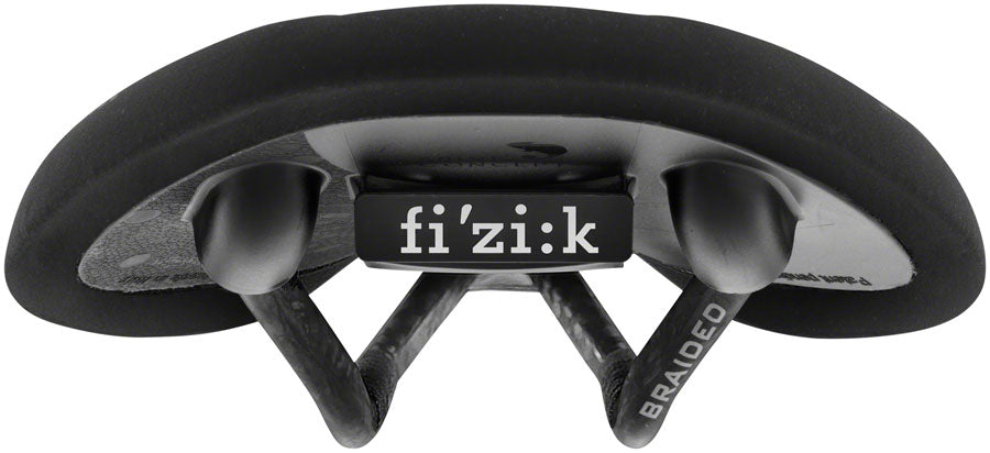 Fizik Antares R1 Open - Large Road Oval Rail Saddle Black/Orange