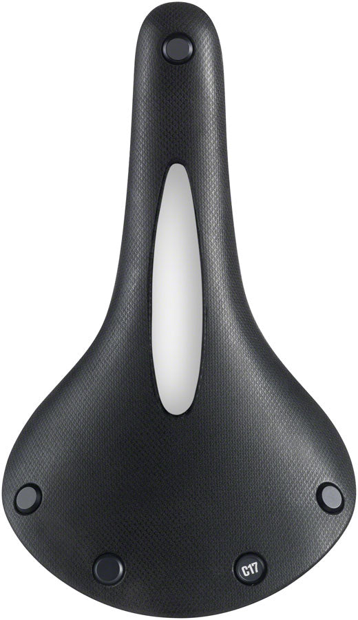 Brooks C17 Carved All Weather Saddle - Steel, Black, Men's