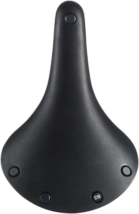 Brooks C19 All Weather Saddle - Steel, Black, Men's