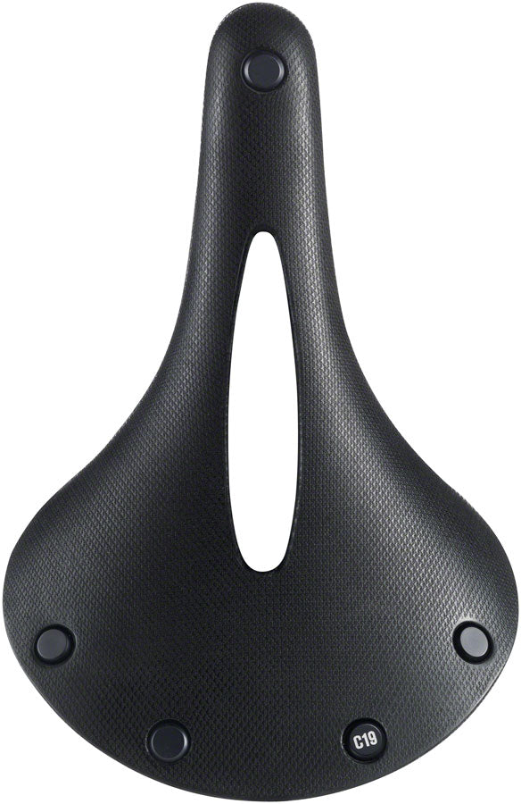 Brooks C19 Carved All Weather - Men's Comfort Saddle Black/Natural/Orange